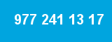 977 241 13 17 977 241 13 17